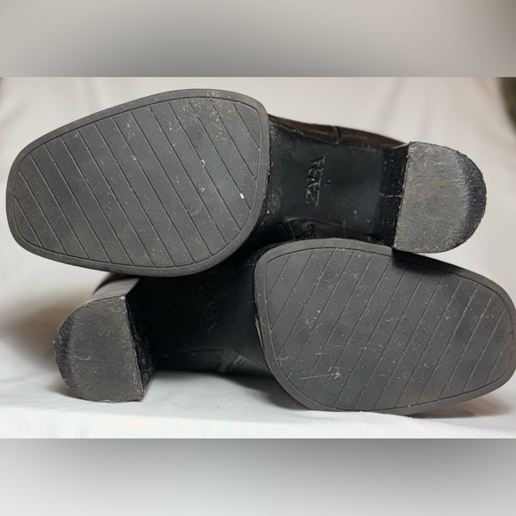 Zara Black Heeled Boots - Picture 5 of 5